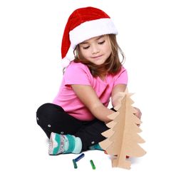 Árvore de Natal Pequena - Eu Amo Papelão