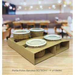 Porta-Potes Bandeja  Destacável -  80/160 ml