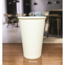 Copo Branco  + Tampa - 300 ml