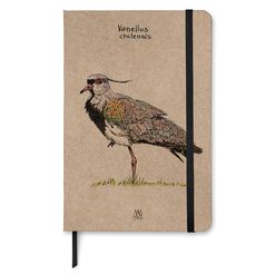 Caderno  Quero-quero Vanellus Chilensis de Murilo Romeiro Pontilhado - 14 x 21 cm
