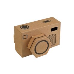 Máquina Fotográfica de Papelão - Eu Amo Papelão