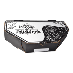 Caixa Multiuso Branca para Calzone, Meia Pizza, Salgados ou Doces - 20 x 36 x 6 cm