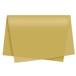 Papel de Seda Dourado 18g/m2 - 48 x 60 cm
