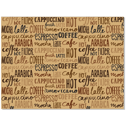 Jogo Americano Fundo de Bandeja  Arte Café - 40 x 40 cm