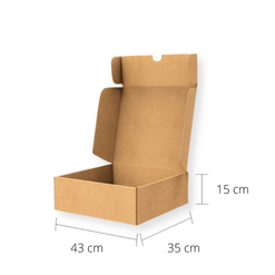 Caixa Sedex Lisa - 43 x 35 x 15 cm