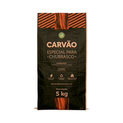 Saco para Carvão 5kg Klabin - 75 x 35 x 11,5 cm