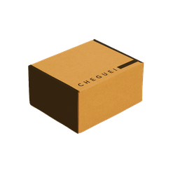 Embalagem para Envio Correio Cheguei 1 Preto M - 19 x 15 x 10 cm