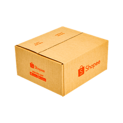Caixa de Papelão Shopee - PP - 19 x 17 x 8,5 cm