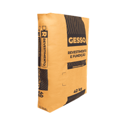 Saco de Papel para Gesso 40kg - 1090 x 770 mm - Válvula 130 mm