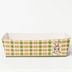 Cesta de Papel Multiuso Páscoa Cool Rabbit - 25 x 8 x 14 cm