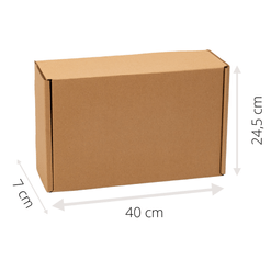 Caixa Sedex 40x24,5x7 cm lisa (sem impressão)