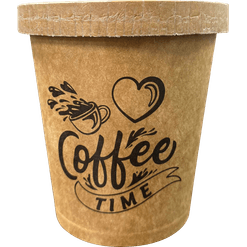 Copo Kraft – 280 ml – Impressão Coffee Time - 400 unidades