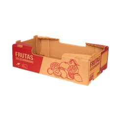 Caixa de Papelão Hortifrúti para Frutas - Embalagem 8/10kg - 48 x 25 x 13 cm
