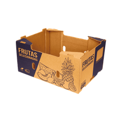 Caixa de Papelão Hortifrúti para Frutas Klabin - Embalagem 15/20 kg - 47 x 35 x 23 cm