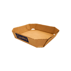 Pallet de Bandejas para Frutas e Legumes c/ Imp. Qualitá - 13 x 12 x 3 cm - Pallet c/ 5670 unidades