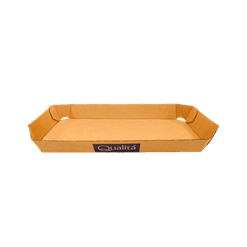 Pallet de Bandejas para Frutas e Legumes c/ Imp. Qualitá - 24 x 12 x 3 cm - Pallet c/ 2025 unidades