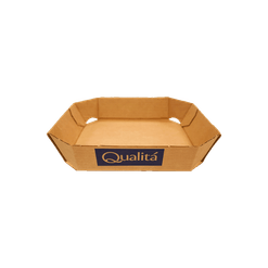 Pallet de Bandejas para Frutas e Legumes c/ Imp. Qualitá - 13 x 12 x 3 cm - Pallet c/ 5670 unidades