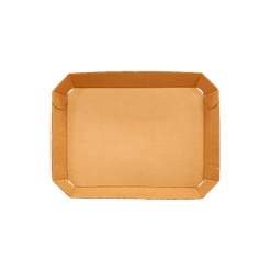 Pallet de Bandejas para Frutas e Legumes c/ Imp. Klabin - 27 x 15 x 3 cm - Pallet c/ 2430 unidades