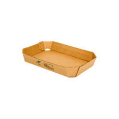 Pallet de Bandejas para Frutas e Legumes c/ Imp. Klabin - 20 x 13 x 3 cm - Pallet c/ 3780 unidades