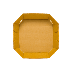 Pallet de Bandejas para Frutas e Legumes c/ Imp. Klabin - 10 x 10 x 3 cm - Pallet c/ 7560 unidades