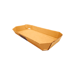 Pallet de Bandejas para Frutas e Legumes c/ Imp. Qualitá - 24 x 18 x 3 cm - Pallet c/ 2025 unidades