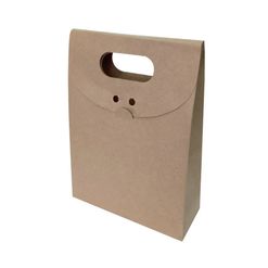 Sacola Kraft Doces personalizada 12 x 16,5 x 4,5 cm