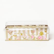 Forma para Bolo Forneável Páscoa Lúdica com Tampa - 18,5 x 6,5 x 5,5 cm