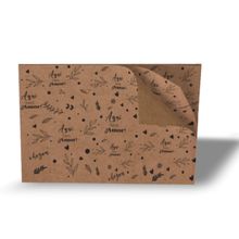 Papel Seda Afetivo Kraft - 31 x 42 cm