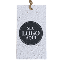 Tag Ecológico Papel Semente Reto - Semente de Cenoura - 100 unidades
