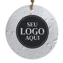 Tag Papel Semente Redondo de Margarida - 100 unidades