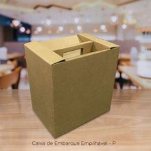 Caixa Embarque Empilhável - 28 x 20 x 30 cm