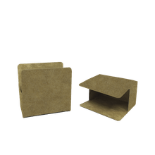 Suporte Kraft para Mini Hamburguer - 7 x 4 x 7,4 cm