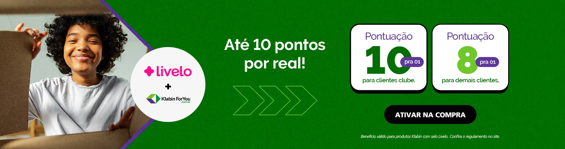 Livelo até 10 pra 1 